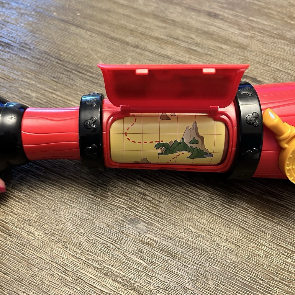 Disney Junior Mickey Mouse Pirate Adventure Spyglass Treasure Map Telescope Toy - Picture 2 of 6